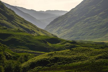 The view of the Three Sisters mountains in Glencoe Valley has been named one of the top views in the UK, beating off competition from mountains and city views in England and Nothern Ireland. clipart