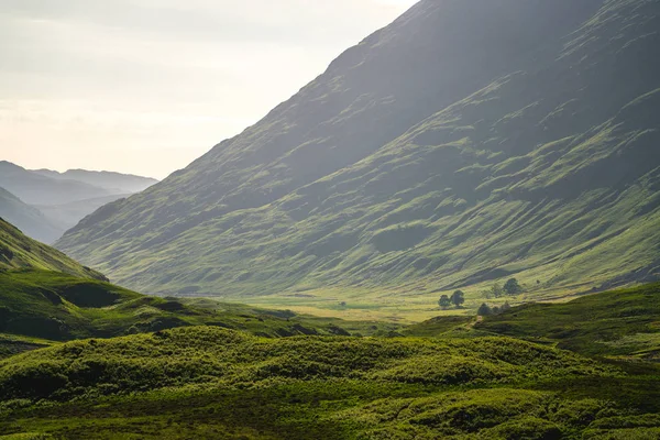 Widok Góry Trzy Siostry Dolinę Glencoe Został Nazwany Jednym Najlepszych — Zdjęcie stockowe