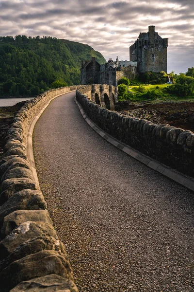 Castillo Eilean Donan Situado Cerca Isla Skye Escocia Reino Unido — Foto de Stock