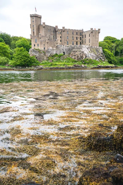 Dunvegan Castle Día Sombrío Escocia Reino Unido — Foto de Stock