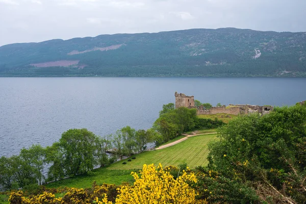 Castelo Urquhart Lago Loch Ness Escócia — Fotografia de Stock