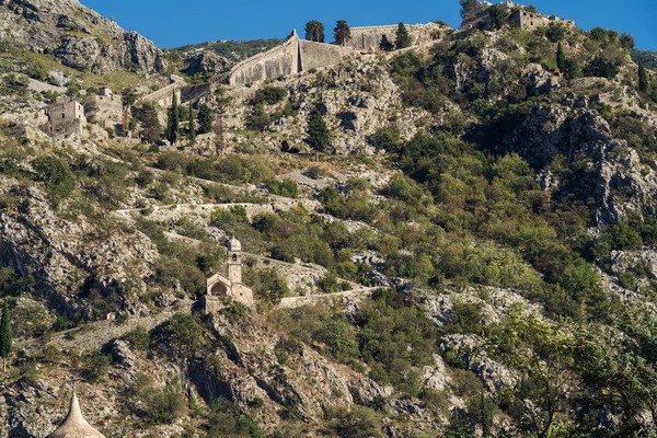 Fortifications of Kotor, Montenegro, Europe — Stock Photo, Image