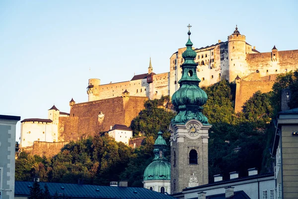 Hohensalzburg, Unesco-Weltkulturerbe. salzburg, österreich — Stockfoto