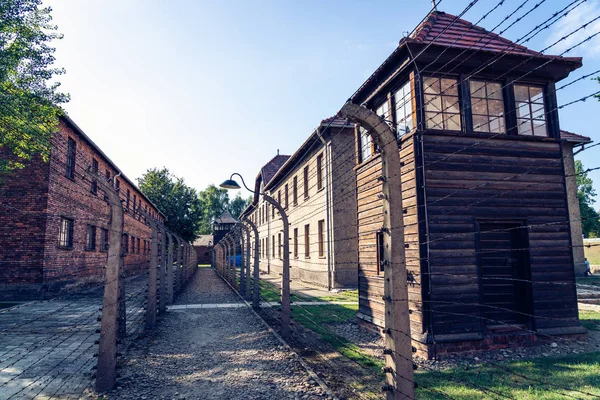 奥斯威辛，波兰 - 2019年8月11日：奥斯威辛集中营 — 图库照片