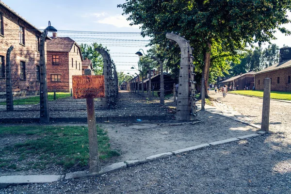 奥斯威辛，波兰 - 2019年8月11日：奥斯威辛集中营 — 图库照片
