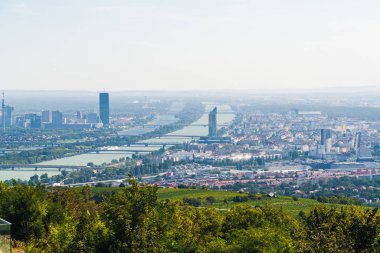 Yaz Sonunda Viyana Hava Görünümü / Sonbahar/Sonbahar Başlangıcı. 