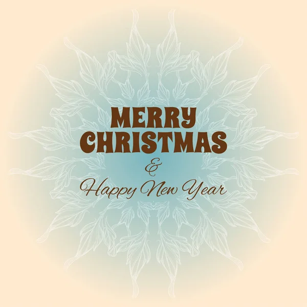 メリー クリスマスと新年あけましておめでとうございます グリーティング カード ポスター その他の項目のためのベクトル図 — ストックベクタ