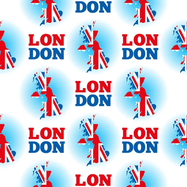 런던입니다 영국의 패턴입니다 페이지 항목에 — 스톡 벡터