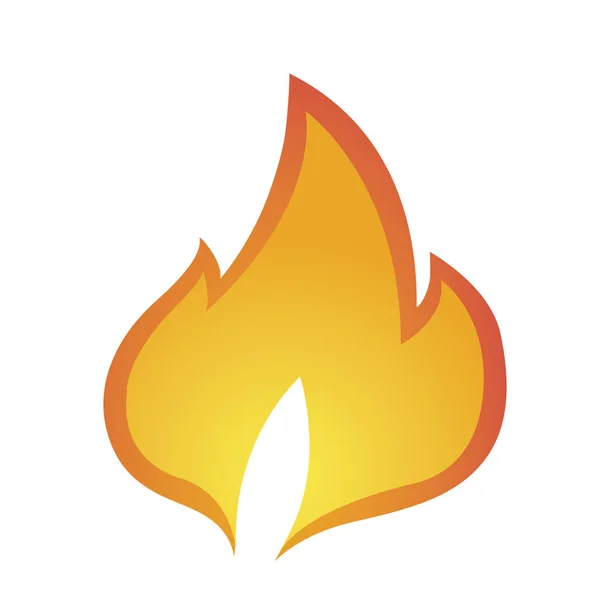 Ogień Element Tworzenia Gier — Wektor stockowy