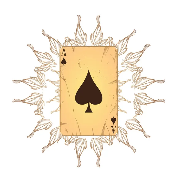 Picas Jugando Las Cartas Ilustración Para Casino — Vector de stock