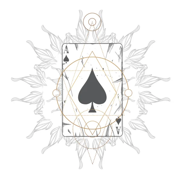 Picas Jugando Las Cartas Sobre Fondo Blanco — Vector de stock