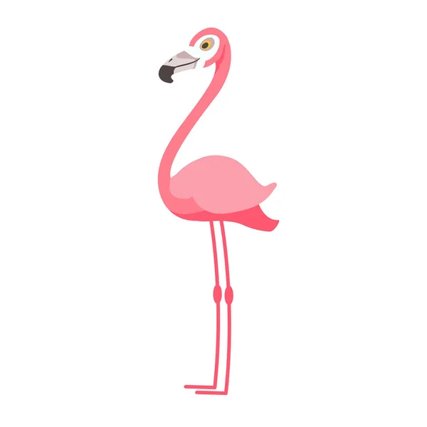 Personagem flamingo rosa da coleção de personagens Alice no País das Maravilhas . —  Vetores de Stock