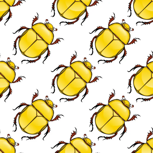 Insect patroon kleur collectie, lijn kunst, Vector. Stockvector