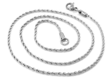 Mücevher zinciri. Boyun dekorasyon. Paslanmaz çelik.