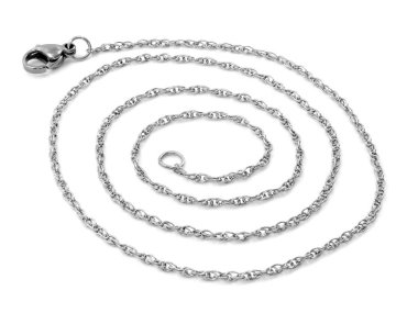 Mücevher zinciri. Boyun dekorasyon. Paslanmaz çelik.