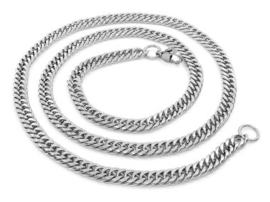 Mücevher zinciri. Boyun dekorasyon. Paslanmaz çelik.