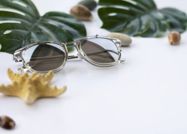 Üstten görünüm seyahat veya tatil kavramı. Yaz arka plan.