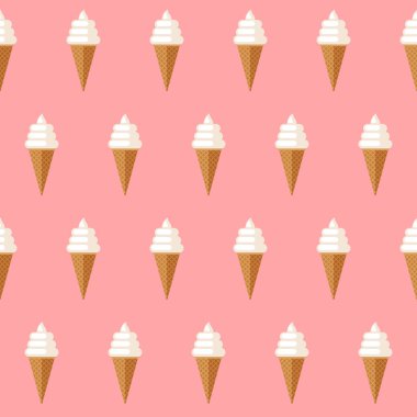 Dondurma pürüzsüz desen