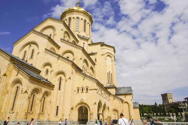 Catedral da Santíssima Trindade de Tbilisi, Geórgia. 8.15.2018 — Fotografia de Stock
