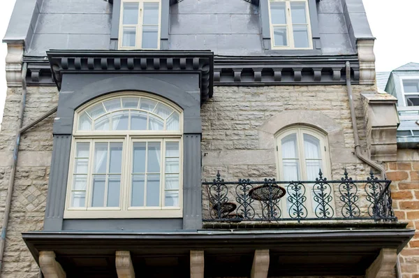 Vecchi Edifici Nel Centro Quebec Canada — Foto Stock