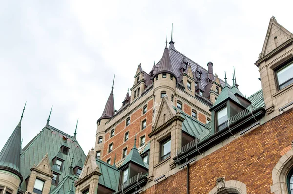 Castelo Frontenac Cidade Quebec Canadá — Fotografia de Stock