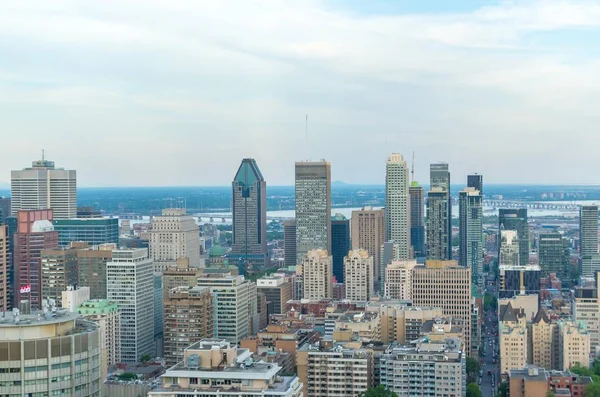 Montreal Skyline Zomer Canada — Stockfoto