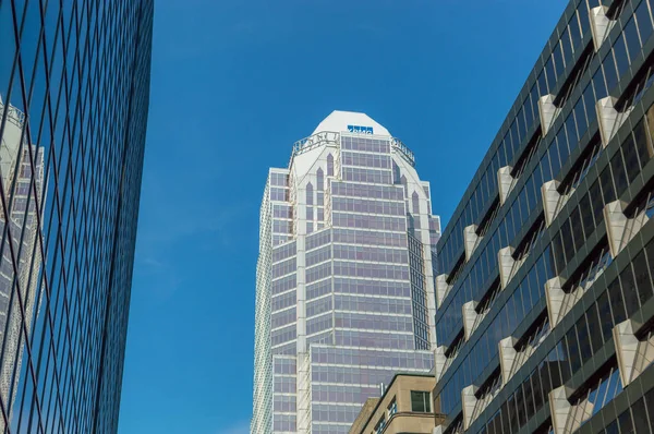 Montreal Canadá Agosto 2018 Rascacielos Kpmg Montreal Centro Canadá — Foto de Stock