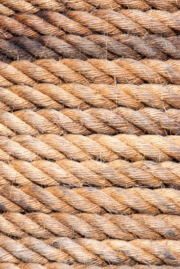 Eski Yelkenli ipi arka plan doku. Portre sürüm