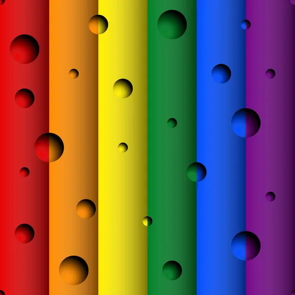 Sömlös Bakgrund Med Färgerna Hbt Rainbow Flag — Stock vektor