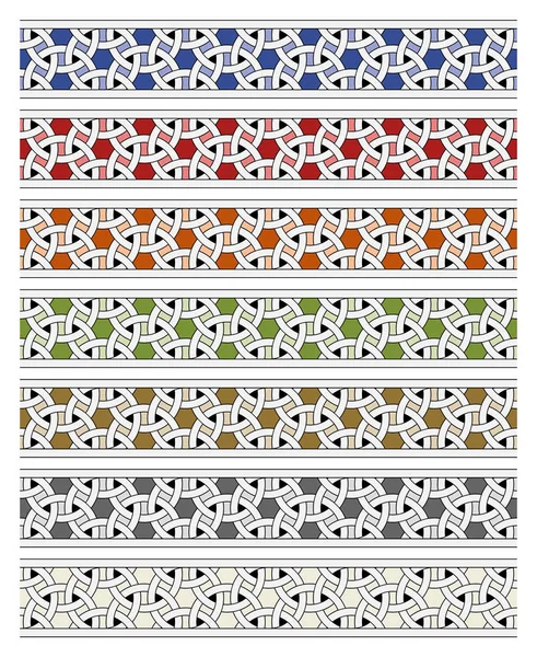 Azulejos árabes patrón sin costura — Archivo Imágenes Vectoriales