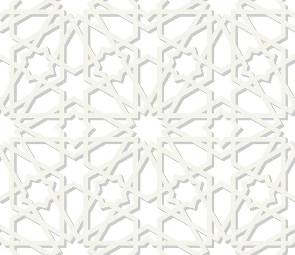 Arabe transparent motif sans couture — Image vectorielle