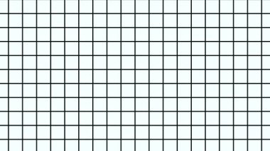 Beyaz arka planda siyah hareketli çizgi animasyonu. 4K hareket grafik ögesi