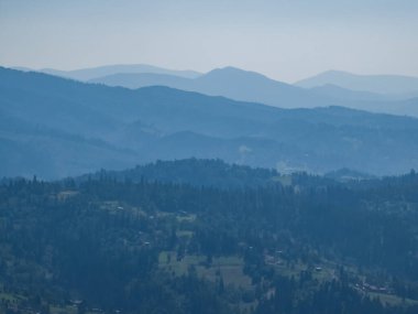 Karpatlar 'daki güzel dağ manzarası