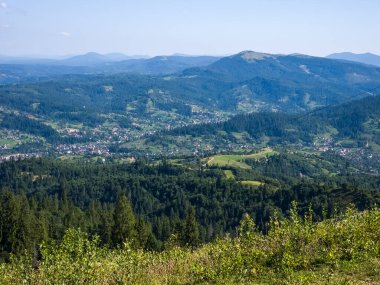 Ukraynalı Karpat Dağları'nın güzel manzara