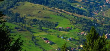 Güzel dağ manzarası, Karpat Dağları