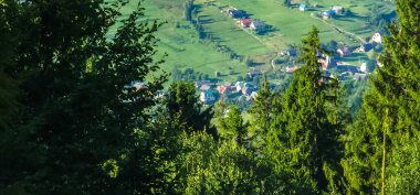 Dağlardaki Bohinj köyü, Slovakya