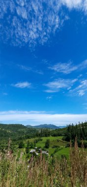 Dağların güzel manzarası