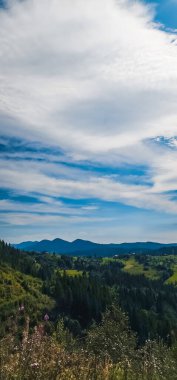 Dağlı güzel bir manzara.