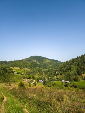 Karpatların güzel manzarası