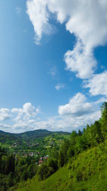 Dağların güzel manzarası
