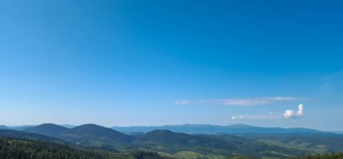 Karpat Dağlarının güzel manzarası