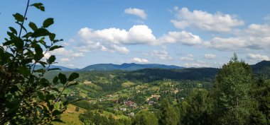 Dağların güzel manzarası