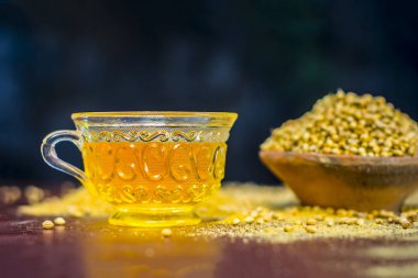 Kişniş, Coriandrum sativum çay kapatır