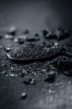 Anason ve kaşık kuru otlar yakın çekim