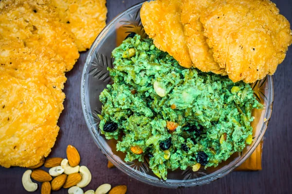 Halwa Lagenaria Siceraria Guarda Garrafa Uma Sobremesa Doce Indiana Servida — Fotografia de Stock