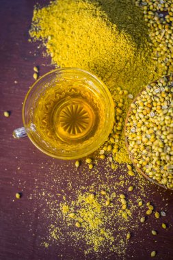  kişniş, çay kapatır görünümü