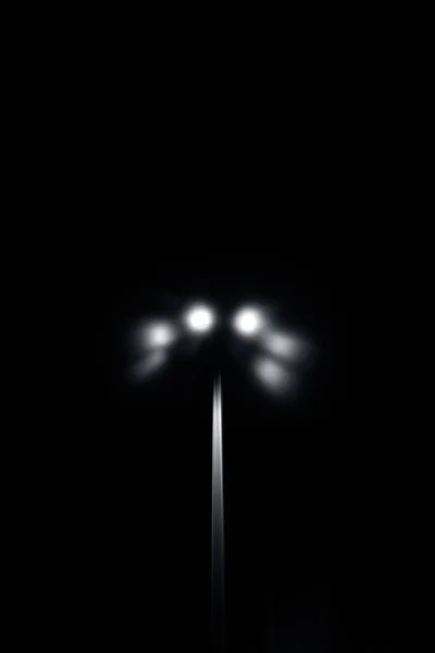 Zár Megjelöl Kilátás Utcai Lámpák Fekete — Stock Fotó