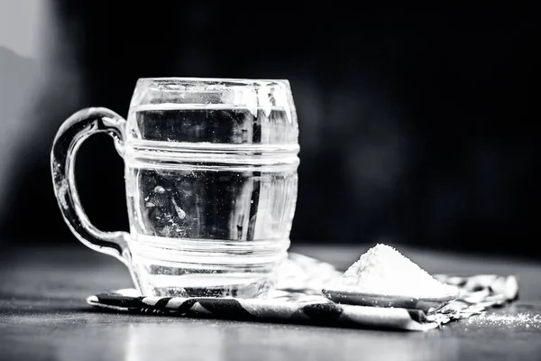 Ahşap yüzey, görünümü yakın tuz ve su