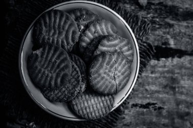 Kadar lezzetli ev yapımı taze pişmiş kurabiye görünümü Kapat