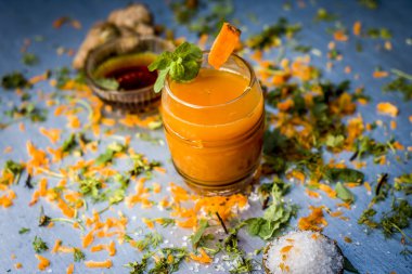 Nane ve havuç adet havuç suyu kapat 